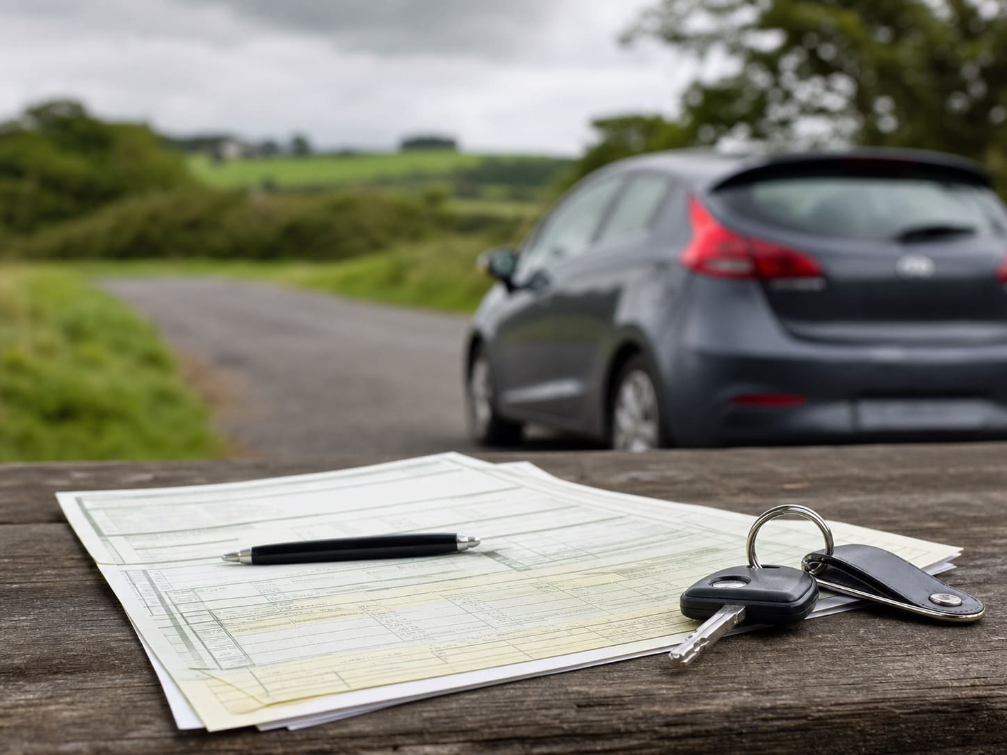 Illustration of checking NCT history before buying a used car in Ireland